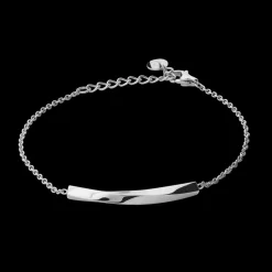 Damen Armband Kette ENTASIS Silber Edelstahl
