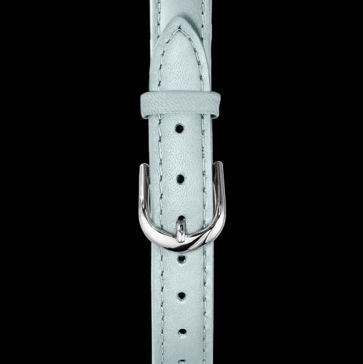 Damen Armband Leder Blau 12 MM
