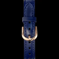 Damen Armband Leder Blau 14 MM