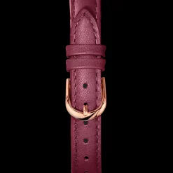 Damen Armband Leder Himbeer 12 MM