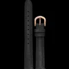 Damen Armband Leder Schwarz 14 MM