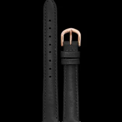Damen Armband Leder Schwarz 14 MM