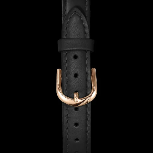 Damen Armband Leder Schwarz 14 MM