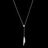 Damen Kette Lang ENTASIS Silber Edelstahl
