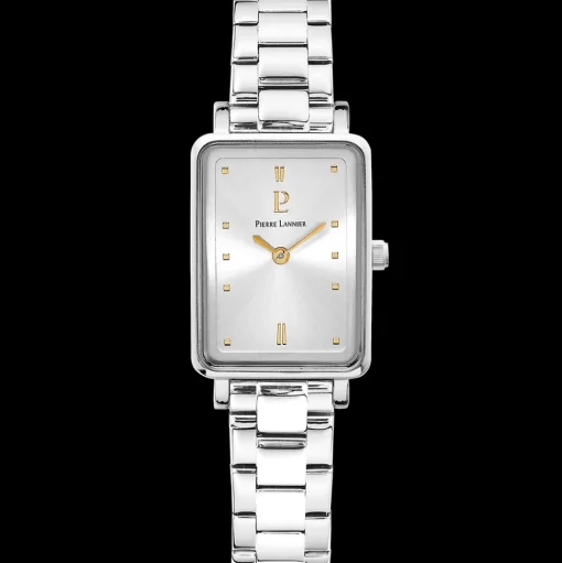 Damen Set ARIANE Silber Zifferblatt Silber Edelstahl Armband