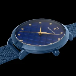 Damen Set GRACE Blau Zifferblatt Blau Milanaise Armband