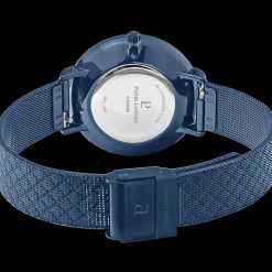 Damen Set GRACE Blau Zifferblatt Blau Milanaise Armband