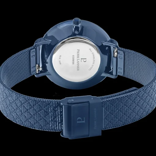 Damen Set GRACE Blau Zifferblatt Blau Milanaise Armband