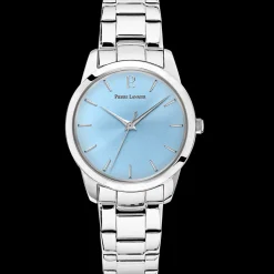 Damen Set ROXANE Blau Zifferblatt Silber Edelstahl Armband