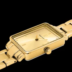 Damen Uhr ARIANE Gold Zifferblatt Gold Edelstahl Armband