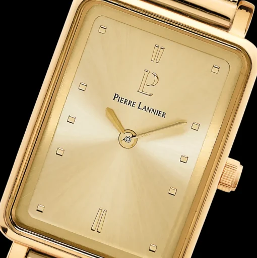 Damen Uhr ARIANE Gold Zifferblatt Gold Milanaise Armband