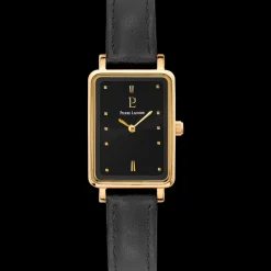 Damen Uhr ARIANE Schwarz Zifferblatt Schwarz Leder Armband