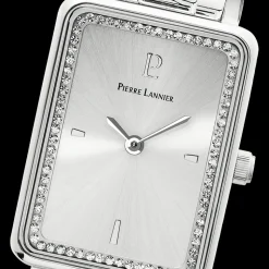 Damen Uhr ARIANE Silber Zifferblatt Silber Edelstahl Armband