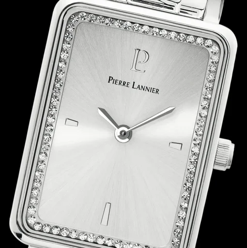 Damen Uhr ARIANE Silber Zifferblatt Silber Edelstahl Armband