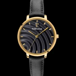 Damen Uhr BETTY Schwarz Zifferblatt Schwarz Leder Armband