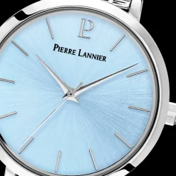 Damen Uhr CHOUQUETTE Blau Zifferblatt Silber Edelstahl Armband