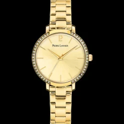 Damen Uhr CHOUQUETTE Gold Zifferblatt Gold Edelstahl Armband