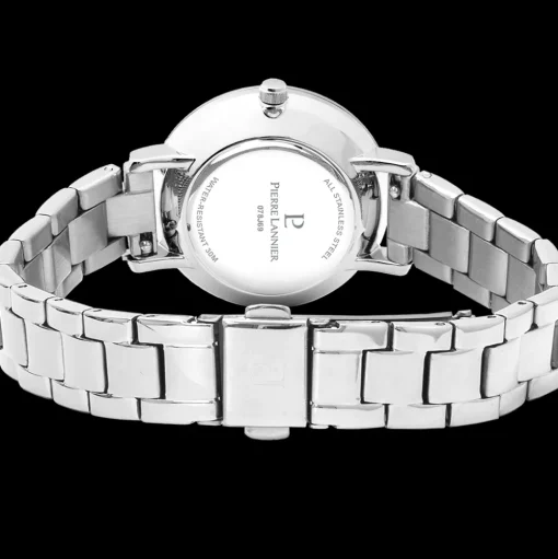 Damen Uhr CHOUQUETTE Grün Zifferblatt Silber Edelstahl 12 MM Armband