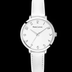 Damen Uhr CHOUQUETTE Weiss Zifferblatt Weiss Leder Armband