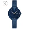 Damen Uhr COUTURE Blau Zifferblatt Blau Milanaise 12 MM Armband