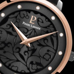 Damen Uhr EOLIA Grau Zifferblatt Grau Milanaise Armband