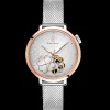 Damen Uhr ESPERANCE Silber Zifferblatt Silber Milanaise 14 MM Armband