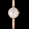 Damen Uhr LEIA Silber Zifferblatt Roségold Edelstahl Armband