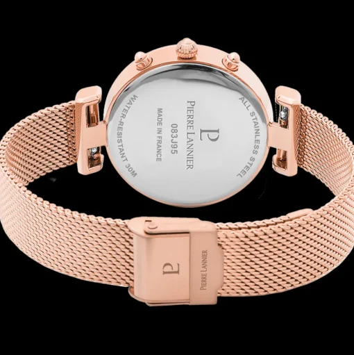 Damen Uhr LUTECIA Roségold Zifferblatt Roségold Milanaise Armband