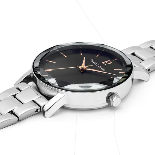 Damen Uhr MULTIPLES Grau Zifferblatt Silber Edelstahl Armband