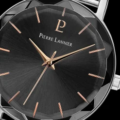 Damen Uhr MULTIPLES Grau Zifferblatt Silber Milanaise Armband