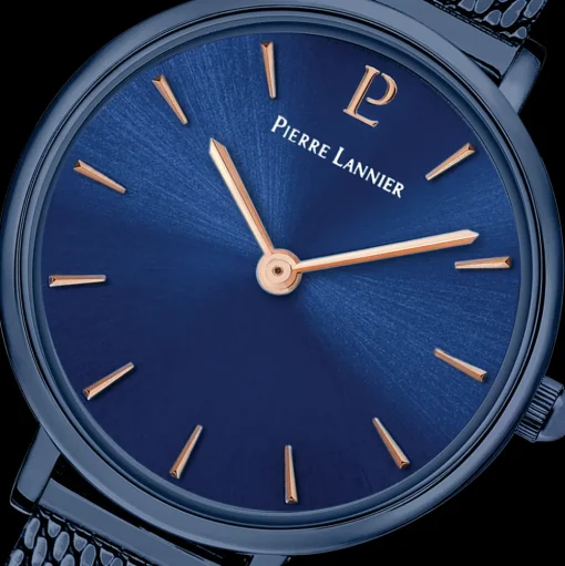Damen Uhr NOVA Blau Zifferblatt Blau Milanaise Armband