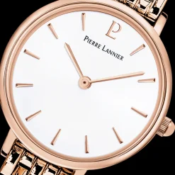 Damen Uhr NOVA Weiss Zifferblatt Roségold Edelstahl Armband
