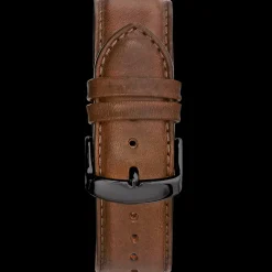 Herren Armband Leder Braun 26 MM