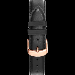 Herren Armband Leder Schwarz 18 MM