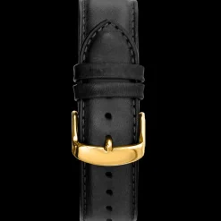 Herren Armband Leder Schwarz 22 MM
