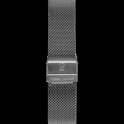 Herren Armband Milanaise Grau 18 MM