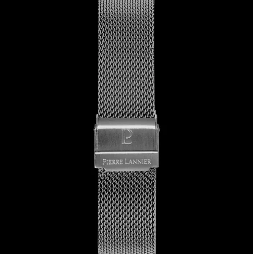 Herren Armband Milanaise Grau 18 MM