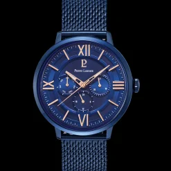 Herren Uhr BEAUCOUR Blau Zifferblatt Blau Milanaise Armban