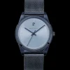 Herren Uhr CANDIDE Blau Zifferblatt Blau Milanaise Armban