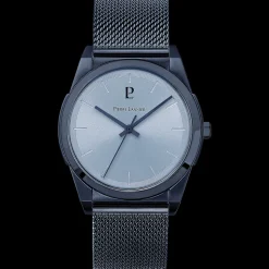 Herren Uhr CANDIDE Blau Zifferblatt Blau Milanaise Armban