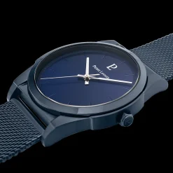 Herren Uhr CANDIDE Blau Zifferblatt Blau Milanaise Armband