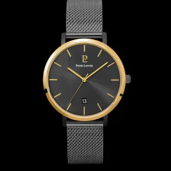 Herren Uhr ECHO Grau Zifferblatt Grau Milanaise Armband