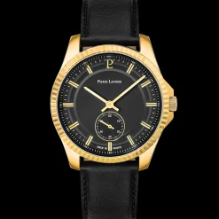 Herren Uhr METROPOLITAIN Schwarz Zifferblatt Schwarz Leder Armband