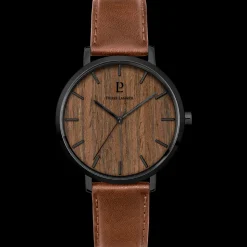 Herren Uhr NATURE Braun Zifferblatt Braun Leder Armband